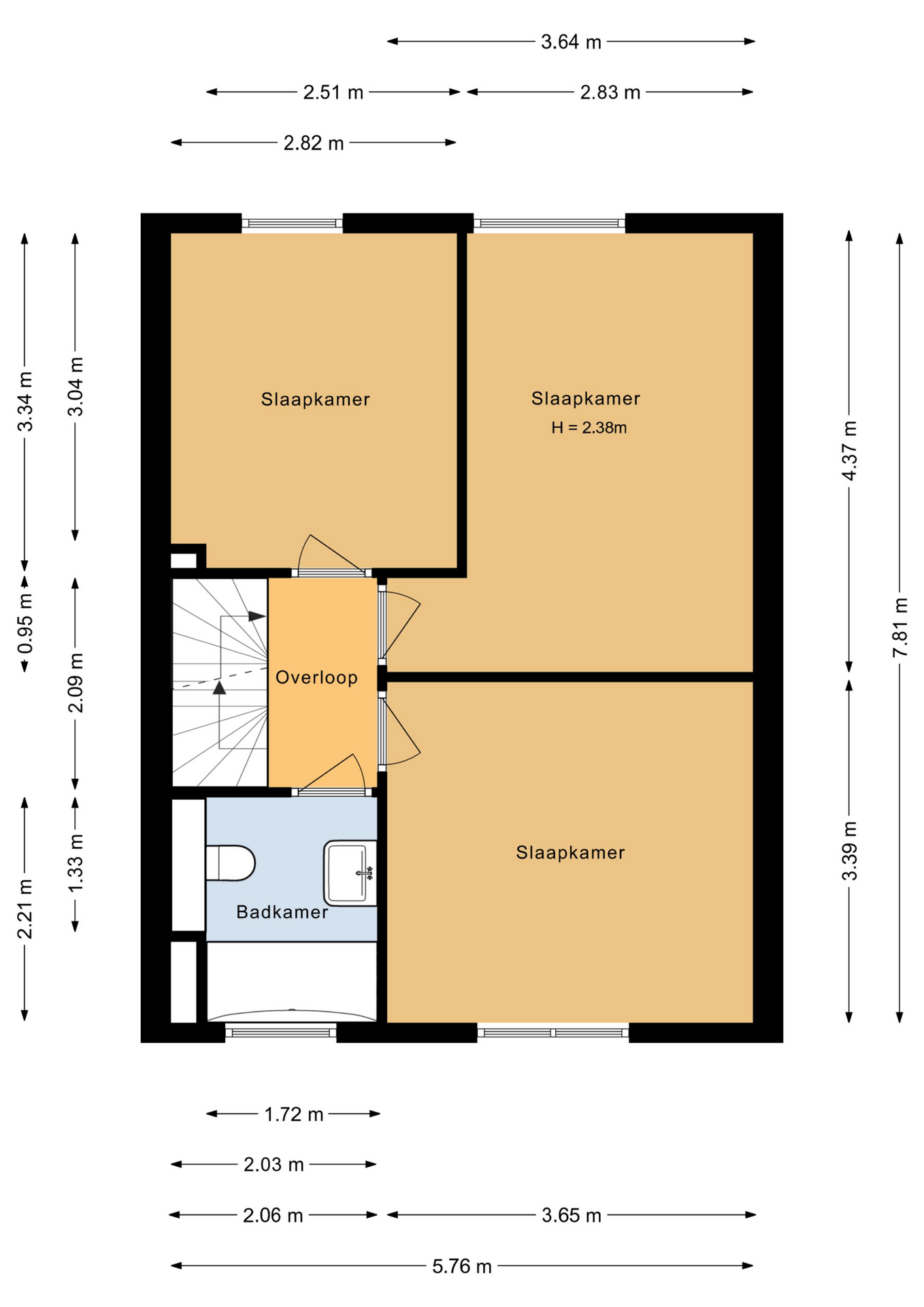 Horst 22 63 - 8225 MC - lelystad-plattegrond-2